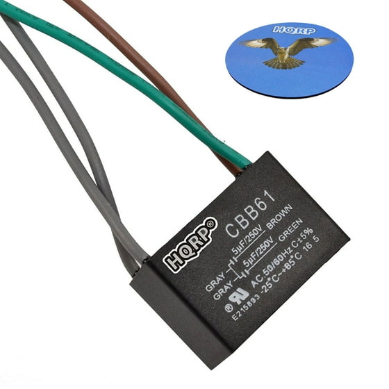 Hqrp Harbor Breeze Ceiling Fan Capacitor Cbb61 5uf 4 Wire Plus Hqrp Harbor Breeze Ceiling Fan Capacitor Cbb61 5uf 4 Wire Plus Coaster