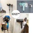 thumbnail image 4 of Soporte para secador de pelo XIGOO, adhesivo o taladro, soporte de pared, dorado XIGOO Ver descripción, 4 of 4