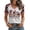 Purple Pink#110810aa, variant on AHMOMEI Women's Walking By Faith Tripping Constantly Shirt V Neck Womens Raglan Short Sleeve Shirts Cow Print Graphic Tee