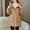 Khaki, variant on Women's Winter Jacket Hooded Casual Winter Coat Fall Outerwear Red XL