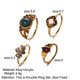 thumbnail image 4 of unbranded 4Ud Anillos De Dedo Con Vintage Y Superficie Para Uso Diario Y Fiestas, 4 of 8