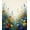 Blue, Pattern 1, variant on ODIKA 6'x9' Machine Washable Non-Slip Area Rug, Ornate Floral Mauve with Vintage Botanical Detailing High Traffic Rug, Pink, 184881