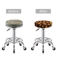 thumbnail image 5 of Bingfone Cartoon Pizza Padded Round Bar Stool Cover Cushion with Elastic Fabric Round Chair Seat - Cartoon Pizza, 5 of 7