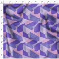 thumbnail image 4 of Soimoi Poly Taffeta Purple Fabric By the Yard - 56 Inch Wide - Abstract Texture Fabric - Contemporary and Unique Patterns for Creative Projects Printed Fabric, 4 of 6
