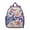 Purple-25, variant on Floral and Bee Artwork School Backpack - Spine-Friendly & Adjustable