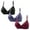 Black Bras for Women Multipack, variant on Push Up Bras for Women Wireless Support Balconette Bra Seamless Breathable Everyday Bras,S-3XL