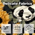 thumbnail image 3 of Panda Sunflower Pillow Covers Inserts Set of 2, Bed Pillow with Unique Patterns,for Home and Office Decor, Available in 16x16, 18x18, and 20x20 Inches, 3 of 6