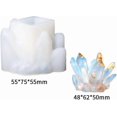 thumbnail image 4 of Crystal Cluster Molds, Quartz Rock Resin Mould Epoxy Resin Casting Mold for Candles,Gems,Tray Decoration Home Decoration (4), 4 of 4