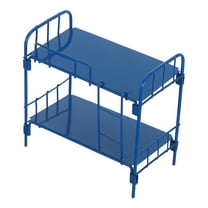 OULII Bedroom Dollhouse Furniture Tiny Furniture Blue 1Pcs with Spacesaving Design