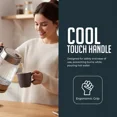 1.7L Electric Kettle, Speed-Boil Glass Electric Water Boiler & Warmer 1100W Tea Heater Auto Shut-Off