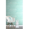 thumbnail image 6 of ESTA Home Cabana Turquoise Faux Grasscloth Wallpaper, 20.5-in by 33-ft, 6 of 8