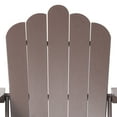 thumbnail image 3 of WestinTrends Highland 7-Piece HDPE Outdoor Patio Furniture Adirondack Conversation Set, Dark Brown, 3 of 14