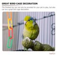 thumbnail image 4 of 1000 Pcs Geometric Chain Parrot Chewing Links Bird Rings Leg Bird Chain Links Child, 4 of 6