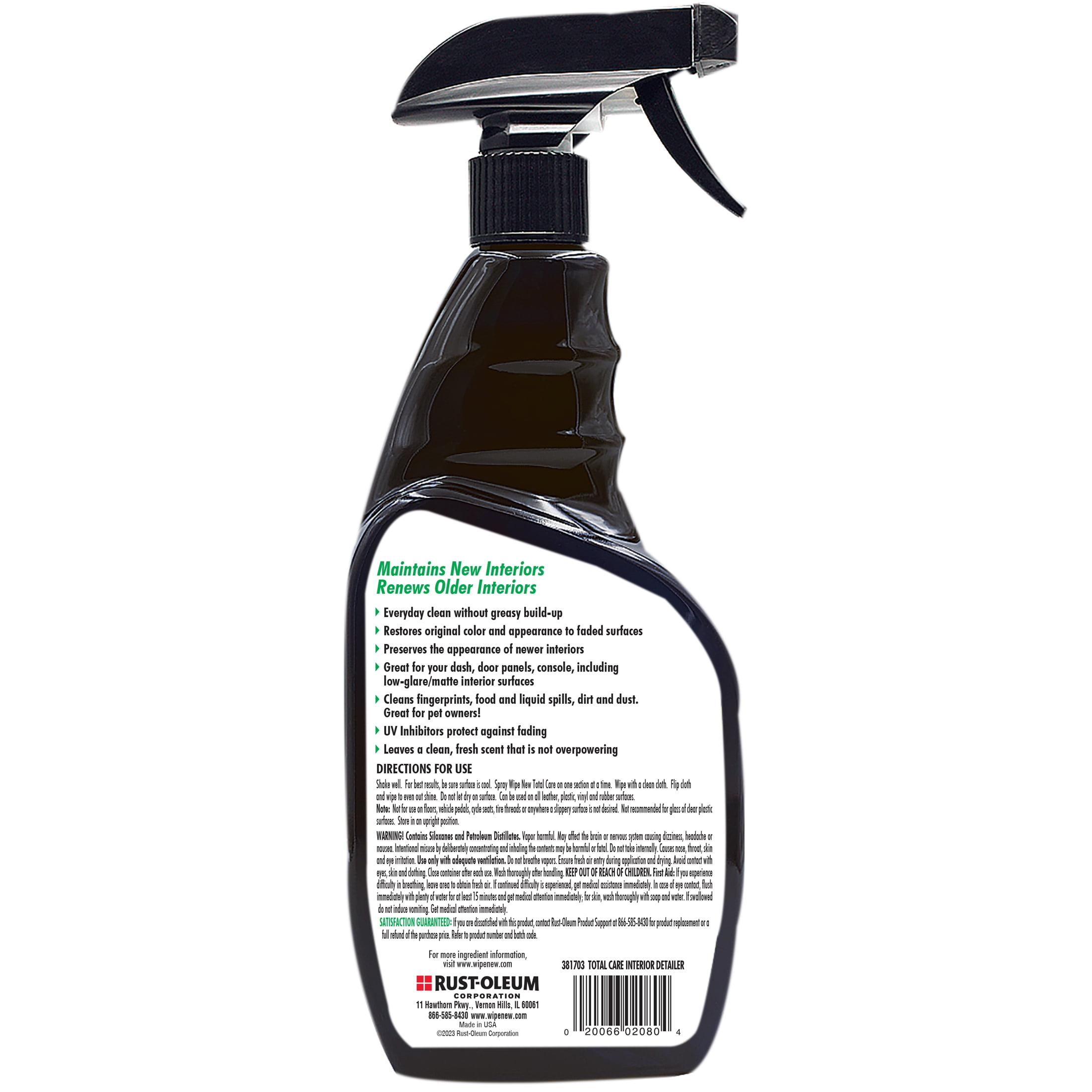 Rust-Oleum Wipe New Ceramic Glass Cleaner & Repellent-387741S, 22 oz