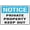 Warning Sign 4, variant on Notice Put Tools Back In Their Proper Place Aluminum Sign - 8"x12", UV Protected, Waterproof, 4 Pre-Drilled Holes - Workshop, Garage, Factory, School Lab
