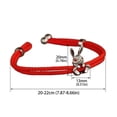 thumbnail image 2 of Adorable Bunny Buddies Bracelet, Vintage Metal Rabbit Pendant Jewelry, Adjustable Handcrafted Cord Wristband, Personalized Daily Fashion Accessories for Women Girls Teens Gift, 2 of 5