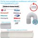 thumbnail image 2 of Kit de aire acondicionado portátil para ventanas Coolaihan con manguera de 13 cm, 2 of 5