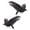 B, variant on 15 in. Halloween Haunted Flying Crows — Bold Black Silhouette with Eerie Details, Halloween Decorations for Porch Ceilings, Tree Branches & Entryway Displays — perfect for Halloween Parties