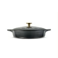 thumbnail image 6 of Tramontina Bestow 4-Quart Enameled Cast Iron Braiser with Lid, Smoke, Oven-Safe, 6 of 8