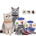 thumbnail image 2 of Collar antipulgas para perros y gatos, Collar antimosquitos, antigarrapatas e insectos para cachorros, mascotas pequeñas, medianas y grandes, accesorios de protección de 8 meses Fivean unisex, 2 of 2