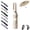 Beige, variant on Creative Ring Buckle Windproof Reinforced Umbrella, Automatic Folding Travel Umbrella with Ring Buckle Handle, Compact Rain and Sun Protection Umbrella for All Weather Use,P