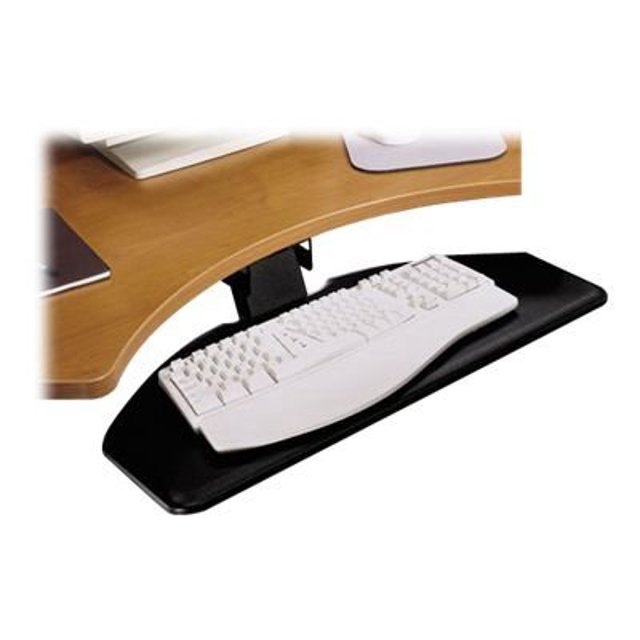 Bush Business Furniture Articulating Keyboard Tray with Galaxy Finish