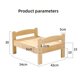 thumbnail image 5 of Solid Wood Pet Bed Cat Kennel Dog Bed Four Seasons Universal Floor Wooden Removable Princess Cat Bed ShopWise Round, 5 of 13
