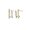 B-18K Gold, variant on Solid 925 Sterling Silver CZ Huggie Earrings Half Hoops for Women Teens Double Hoop Earrings Studs Open Hoops Minimalist
