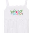 thumbnail image 3 of Wonder Nation Toddler Girls Cotton Peplum Cami Top with Embroidery, Sizes 12M-5T, 3 of 4
