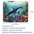 thumbnail image 5 of Whale Non-Slip Rubber Bottom Printed Gaming Mouse Pad Mouse Mat - Square 8.3x9.8 Inch, Suitable for Office and Gaming., 5 of 6