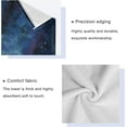 thumbnail image 3 of Dreamtimes Bath Towel Sets for Bathroom Hand Towels Fingertip Towels Night Sky Galaxy Stars 3 Piece Decorative Soft Cotton Absorbent, 3 of 6