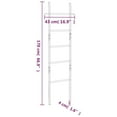 thumbnail image 2 of vidaXL Towel Ladder 66.9" Solid Wood Walnut, 2 of 5