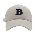 thumbnail image 1 of MIASHUI Unisex B Letter Embroidery Baseball Cap Outdoor Versatile Sun Hat,White, 1 of 4
