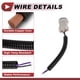 thumbnail image 5 of Cableado del Zócalo de Luz de la Placa de Licencia para Ford Bronco 1990-1996 No.F57Z13234AA/1U2Z14S411BDB Conector de Pigtail de Bombilla, 5 of 7
