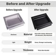 thumbnail image 3 of Grease Catcher with 10 Pack Aluminum Grease Cup Liners for Weber Spirit/Spirit II 200/300 Genesis and Genesis II LX200/300 Series Grill, Replacement Part Drip Pan for Weber Traveler 67047 83156 6415, 3 of 13