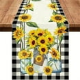 thumbnail image 2 of Boovnll Table Cloth, Summer and Autumns Sunflower Prints Decorate Linen Tablecloths, Table Cloth Rectangle Table, Tablecloth, Tablecloths, 2 of 6