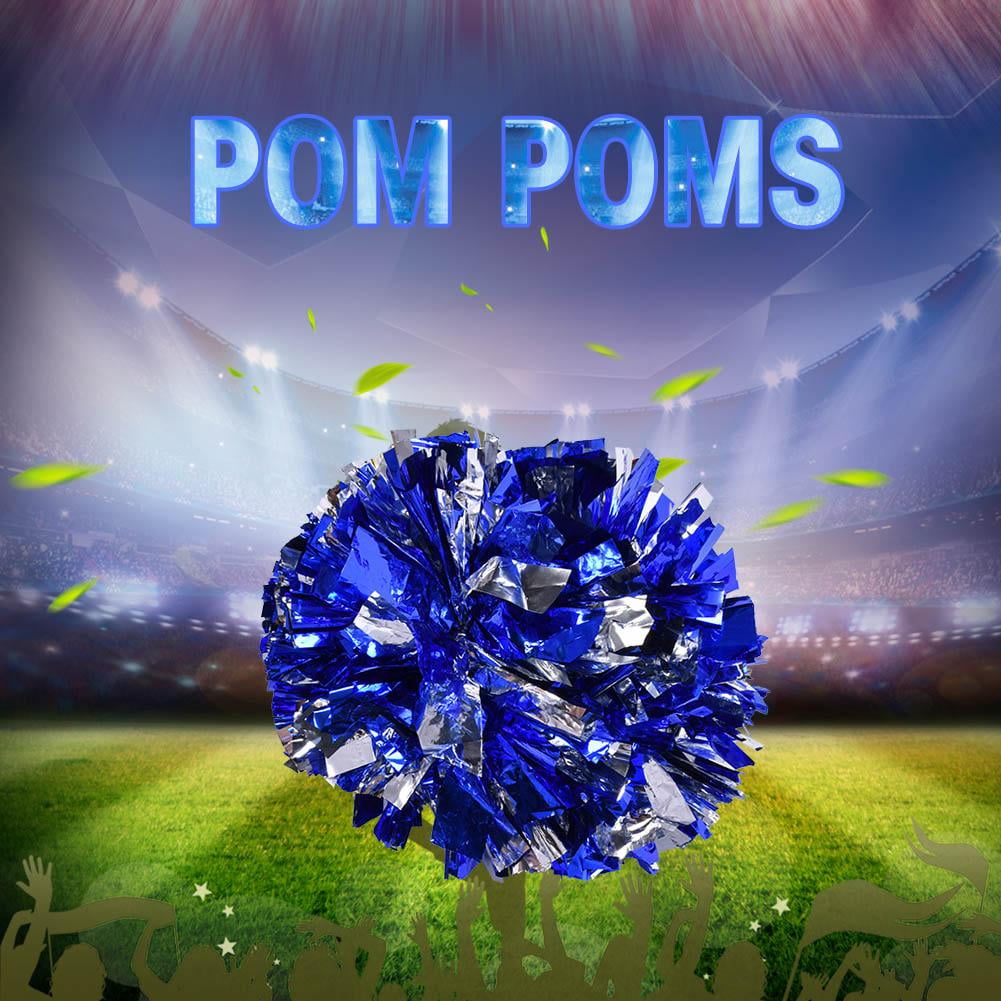 Mgaxyff Cheerleading Poms, Cheerleader Pim Poms,1 Pair Cheerleader