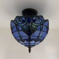 thumbnail image 5 of Enjoy Decor Lamps 12-Inch Tiffany Ceiling Light with Stained Glass Bowl, 5 of 5