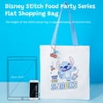 thumbnail image 2 of MINISO Disney Lilo & Stitch Canvas Tote Bag, Cute Stitch Print Shoulder Bag for Shopping,Working, 2 of 9