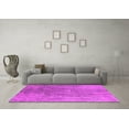thumbnail image 3 of Ahgly Company Indoor Square Oriental Pink Industrial Area Rugs, 6' Square, 3 of 4