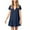 Blue, variant on TJAZFJPA Winter Dresses for Women Foreign Trade Hot Summer 4 Colors Fashion V Neck Button Short Sleeve Pleated Women's Dress Maternity Wedding Guest Dress Prom Dresses for Teens