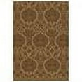 thumbnail image 2 of Milliken Top 30 Area Rug Tea Room Bombay Brown Damask Floral 5' 4" x 7' 8" Rectangle, 2 of 2