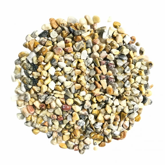 LAMIRO Green Decorative Stones, 100G Aquarium Gravel