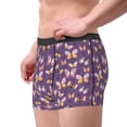 thumbnail image 2 of Wukai Butterflies And Floral Print Men’s Underwear Breathable Boxer Brief for Men,&nbsp;Moisture Wicking & Breathable-Medium, 2 of 5