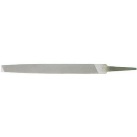 Nicholson Flat Bastard File - Nicholson Rectangular Mill Hand File Without Handle, Single Cut, American Pattern, Bastard Cut, 10