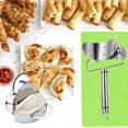 thumbnail image 4 of Stainless Steel Ravioli Dumpling Maker, 2PCS New Stainless Steel Dumpling Machine Shape, Cake Slicer Cake Dumpling Cake Dumpling Noodle Machine Dumpling Machine Pastry Dough Cutter Kitchen Gadgets, 4 of 5