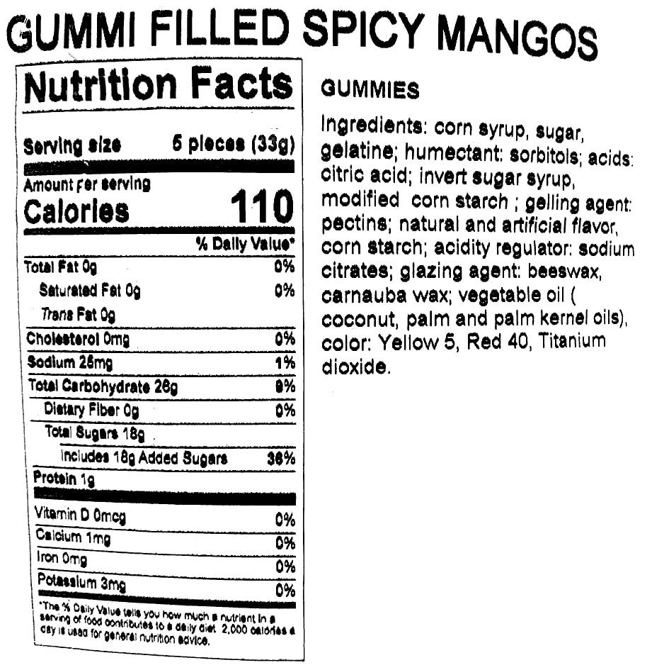 wallpapers Spicy Mango Gummies Ingredients sweetgourmet gummy filled spicy mango sweet and spicy candy 1 pound