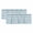White Blue, variant on Valances for Windows, Blue Striped Valance Curtains Blackout Drapes for Kitchen/Bathroom/Cafe, Rustic Farmhouse Stripes Rod Pocket Window Toppers Valances 2 Pack Clearance 42''x12''