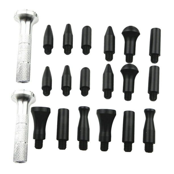 IFANLANDOR 2Set Tool Kit Silver Metal Plastic 3.8 x 0.9 x 0.9in