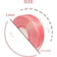 thumbnail image 2 of Shimmer Sheer Organza Ribbon 1 inch Blush Pink Ribbon Ribbon for Gift Wrapping Bouquet Crafts Blush Pink Ribbon Organza Ribbon for Decorating Ribbon Roll DIY Floral Sewing 1 in x 50 Yards., 2 of 5